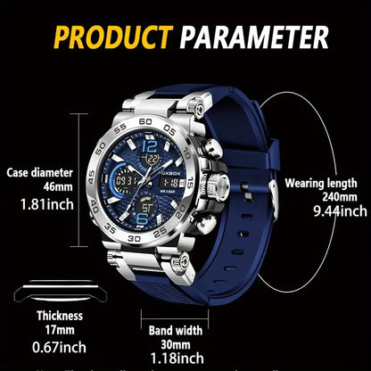 Men'S Sports Watch Dual Display