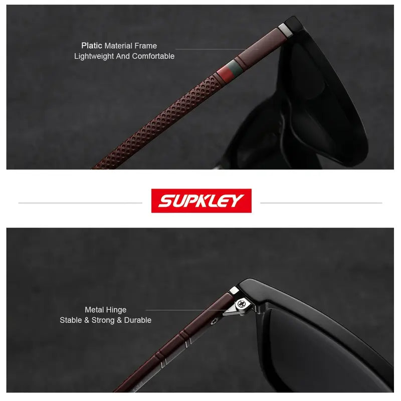 SUPKLEY Sports Polarized For Men, Comfortable Lightweight Protective UV Protection, Ideal choice for Gifts